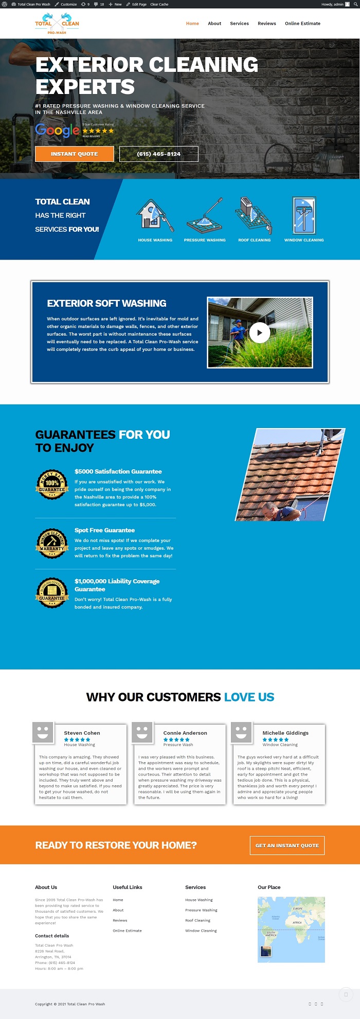 Cleaning Website